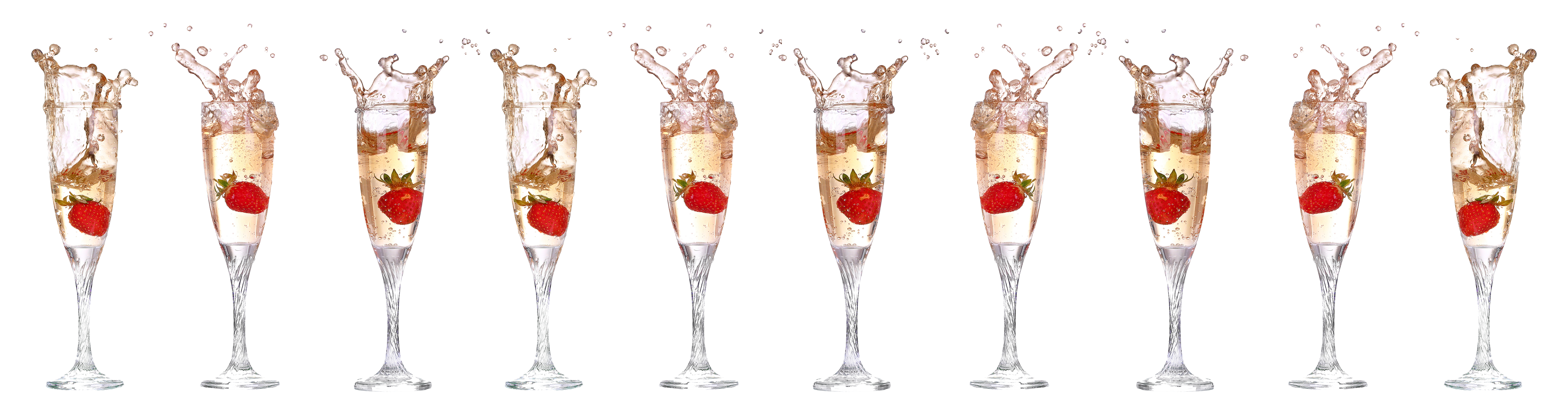 Strawberries in Champagne banner