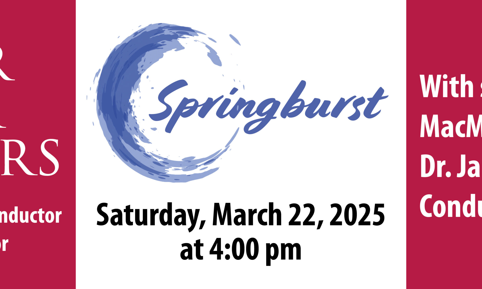 Elmer Iseler Singers, Lydia Adams, conductor present Springburst with MacMillan Singers, Dr. Jamie Hillman, conductor on Mar. 22, 2025